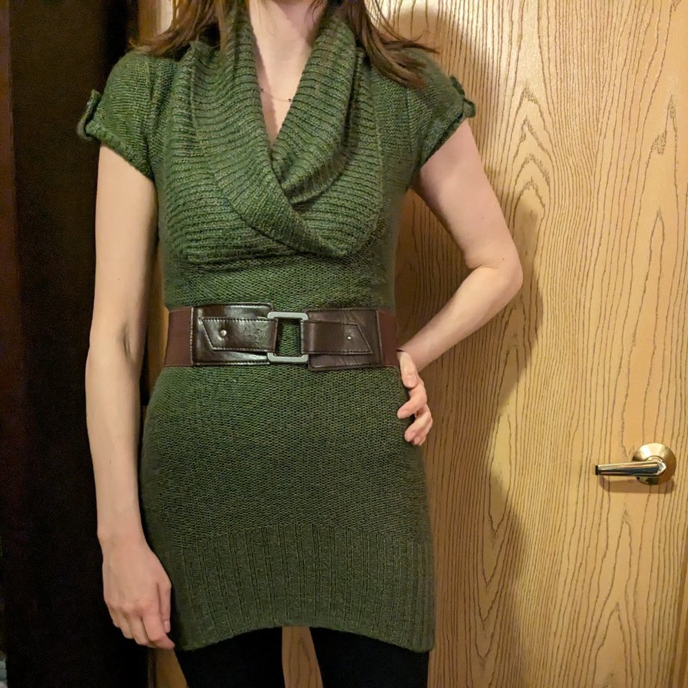 Short Sleeve Sweater Tunic